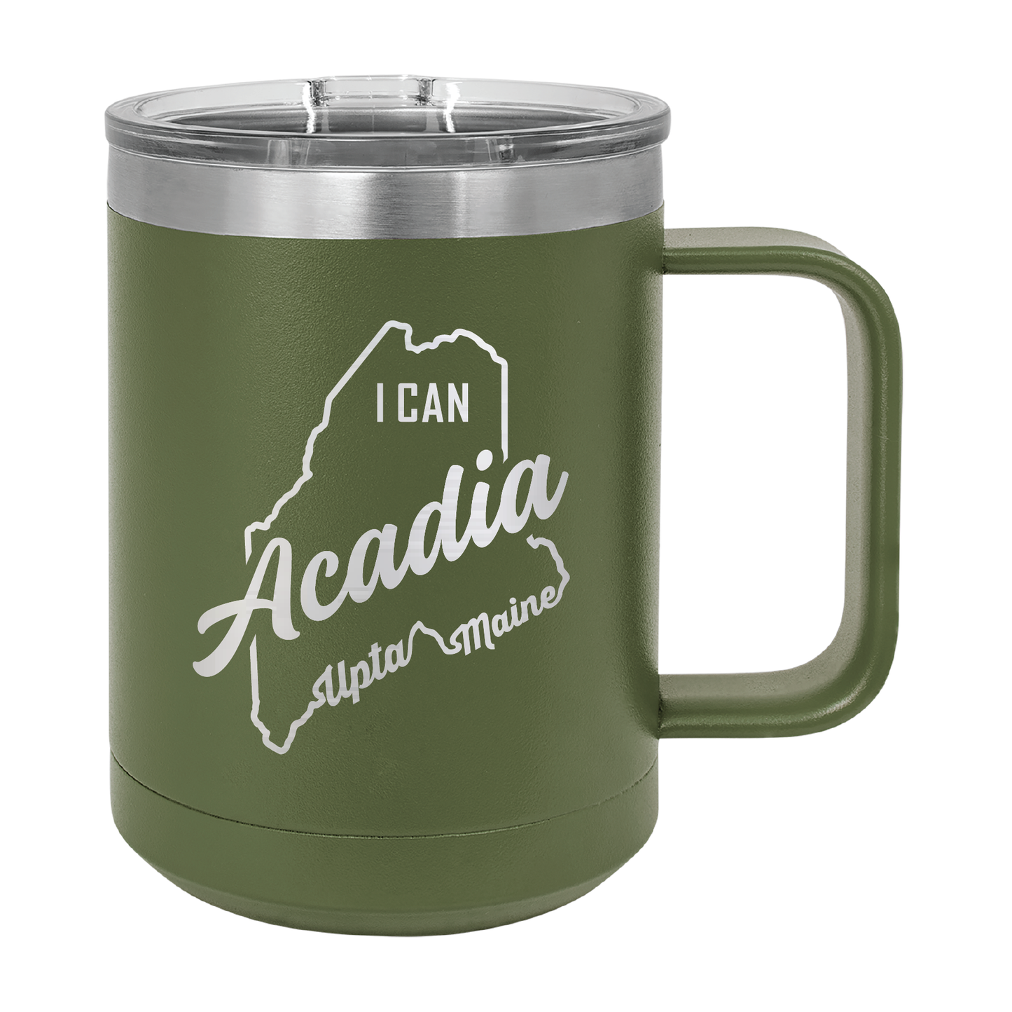 Polar Camel Travel Coffee Mug: Acadia