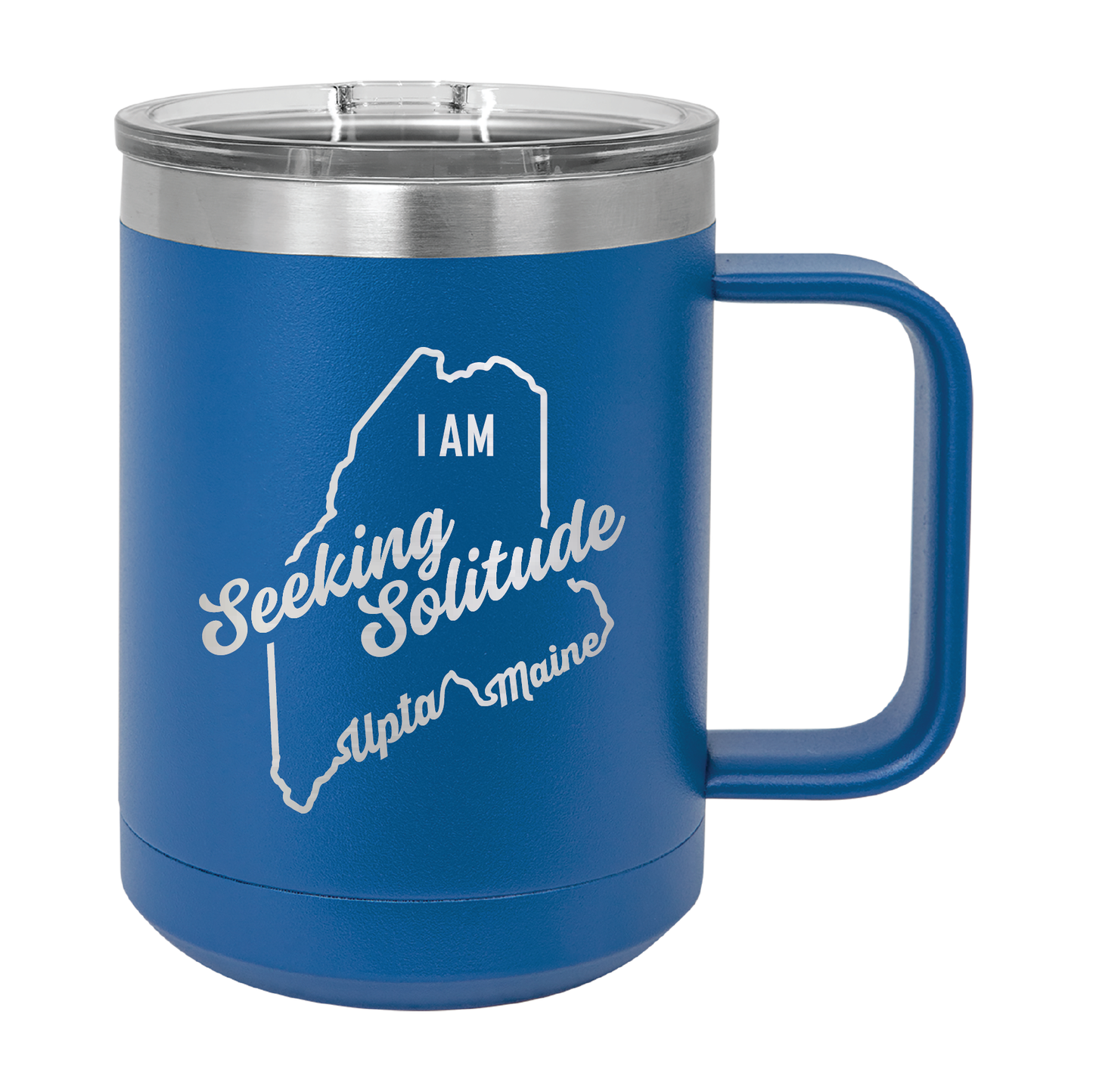 Polar Camel Travel Coffee Mug: Seeking Solitude