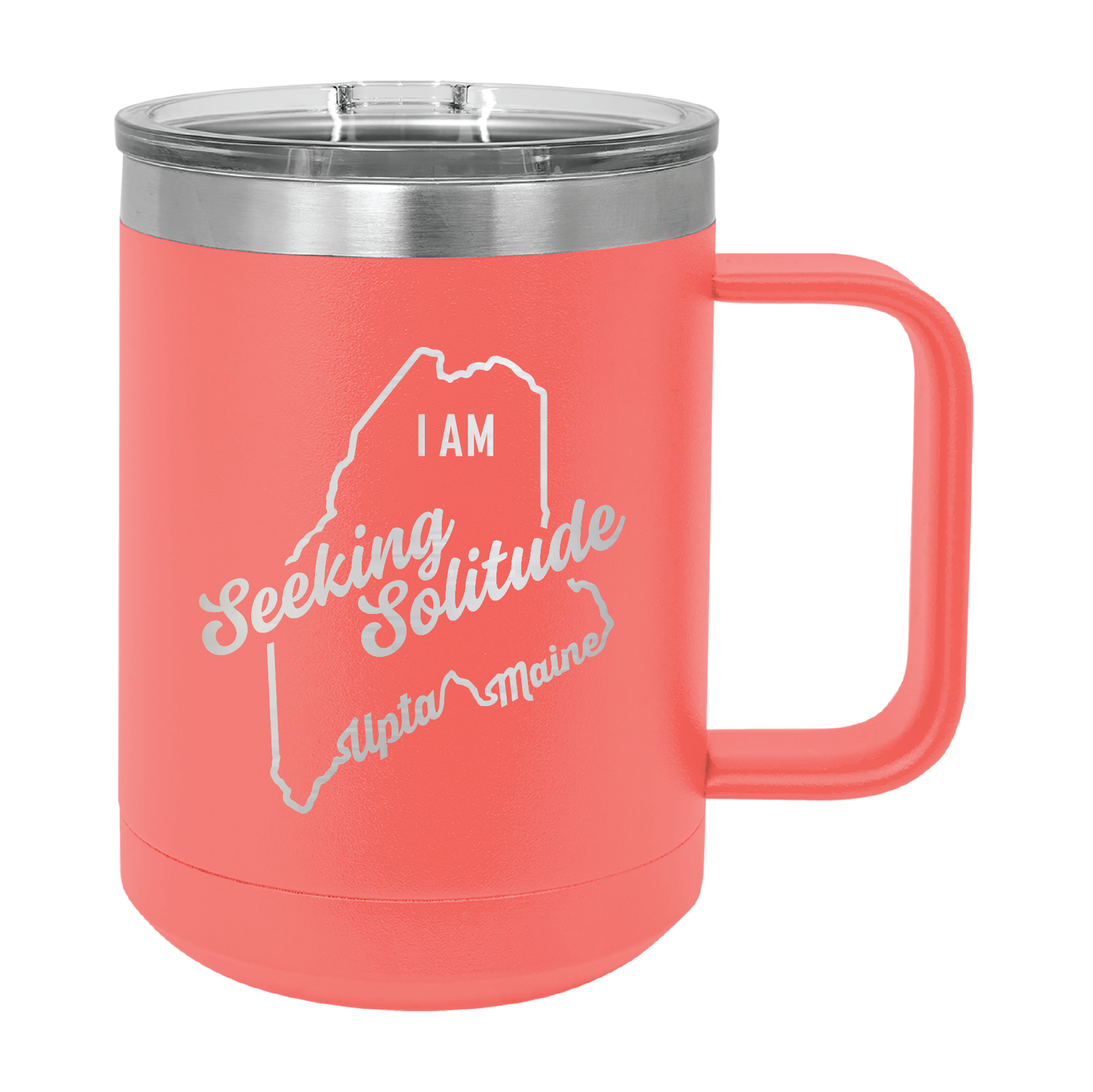 Polar Camel Travel Coffee Mug: Seeking Solitude