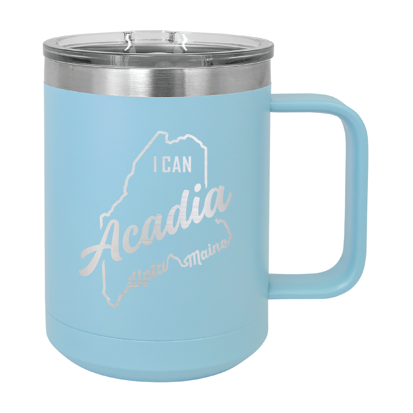 Polar Camel Travel Coffee Mug: Acadia