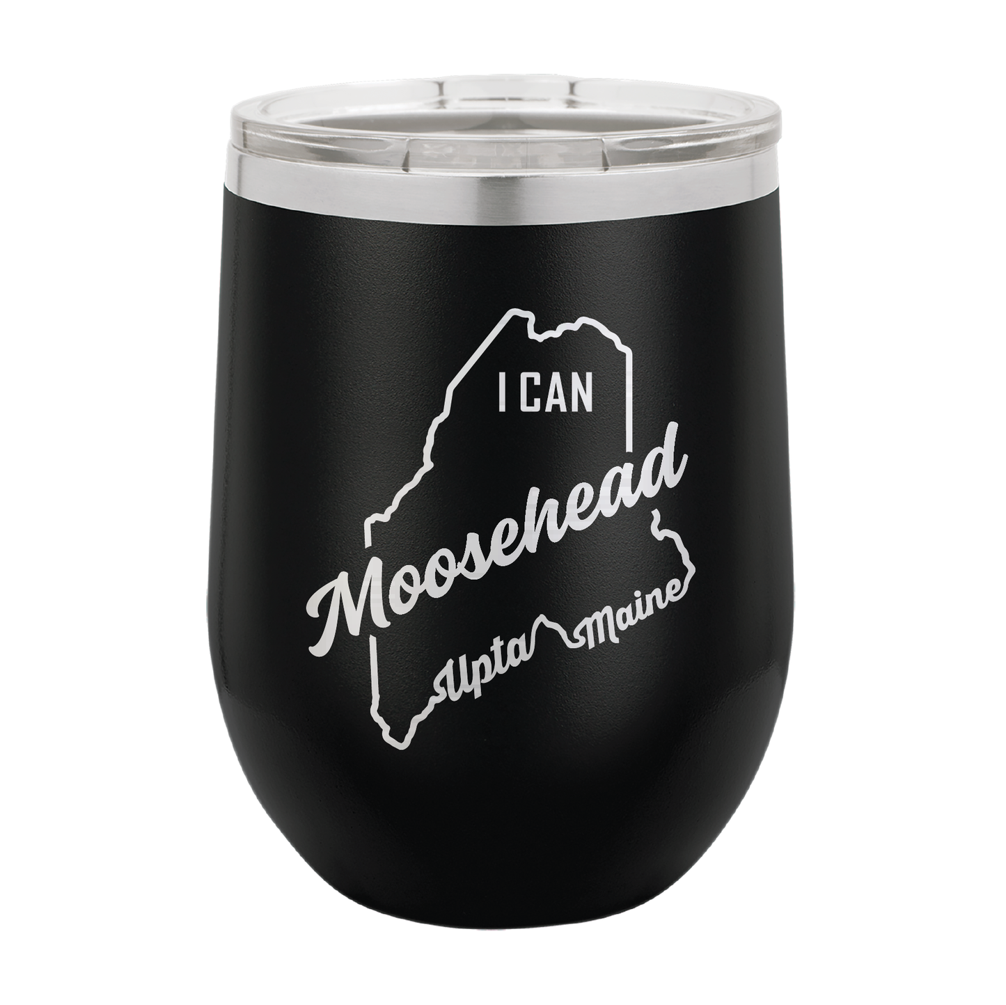 Polar Camel Stemless Wine Tumbler: Moosehead