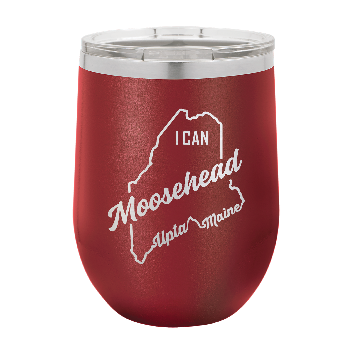 Polar Camel Stemless Wine Tumbler: Moosehead