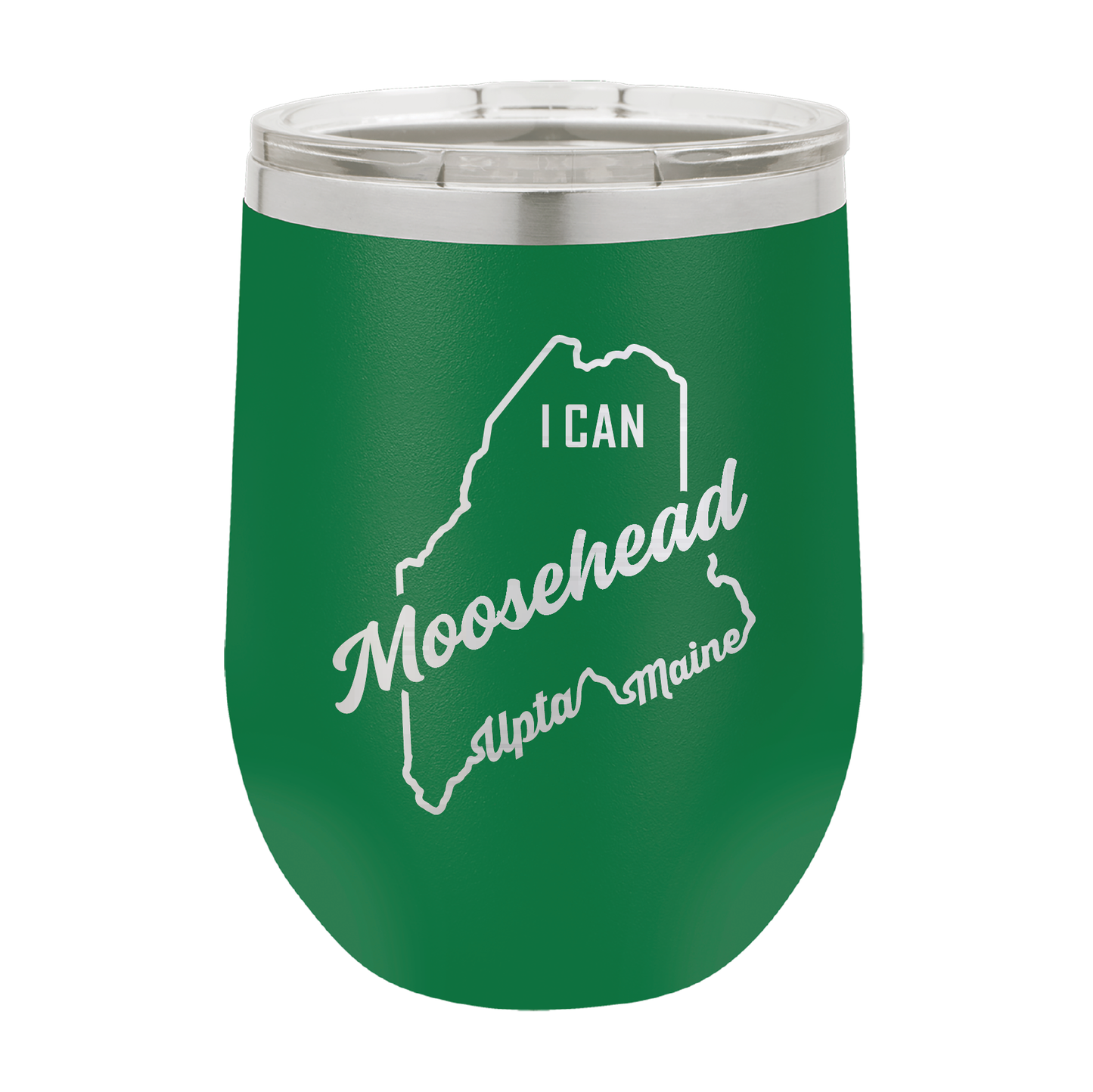 Polar Camel Stemless Wine Tumbler: Moosehead