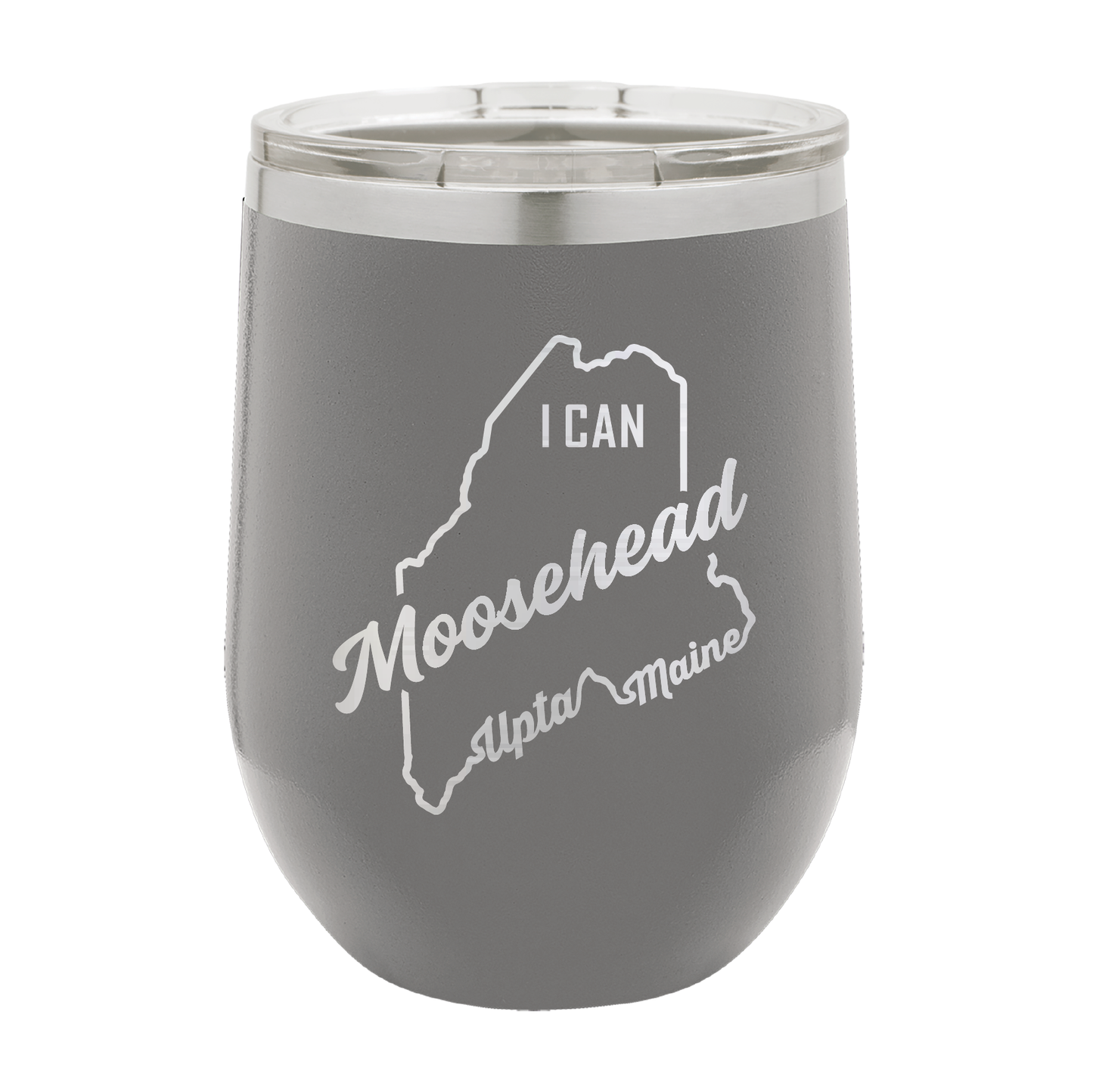 Polar Camel Stemless Wine Tumbler: Moosehead