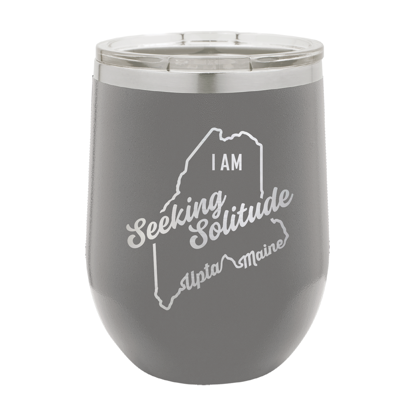 Polar Camel Stemless Wine Tumbler: Seeking Solitude