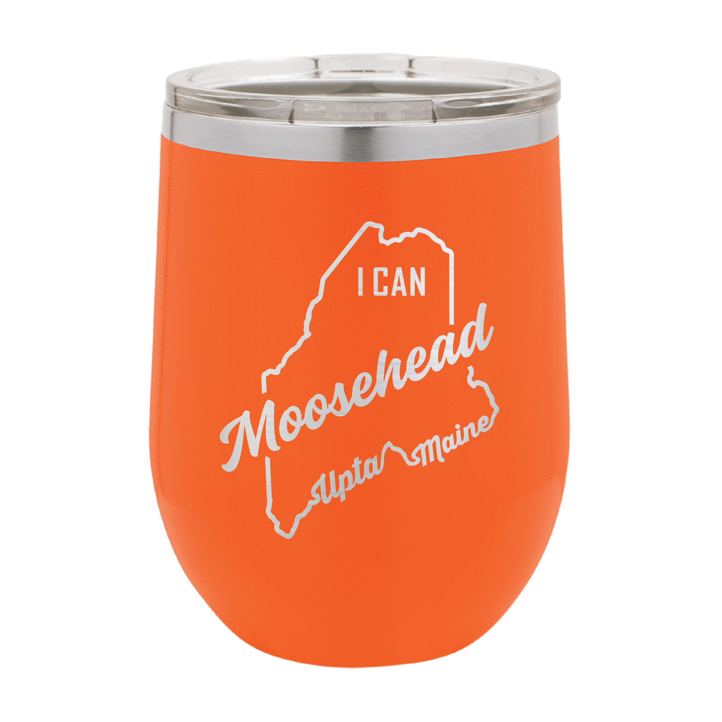 Polar Camel Stemless Wine Tumbler: Moosehead