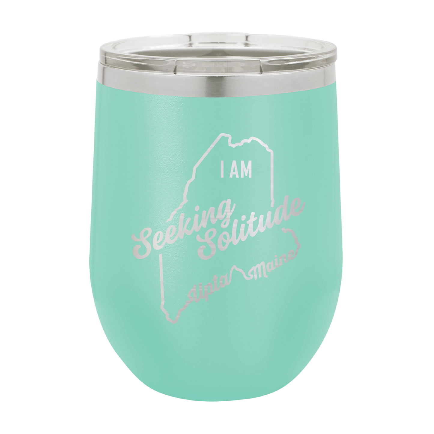 Polar Camel Stemless Wine Tumbler: Seeking Solitude