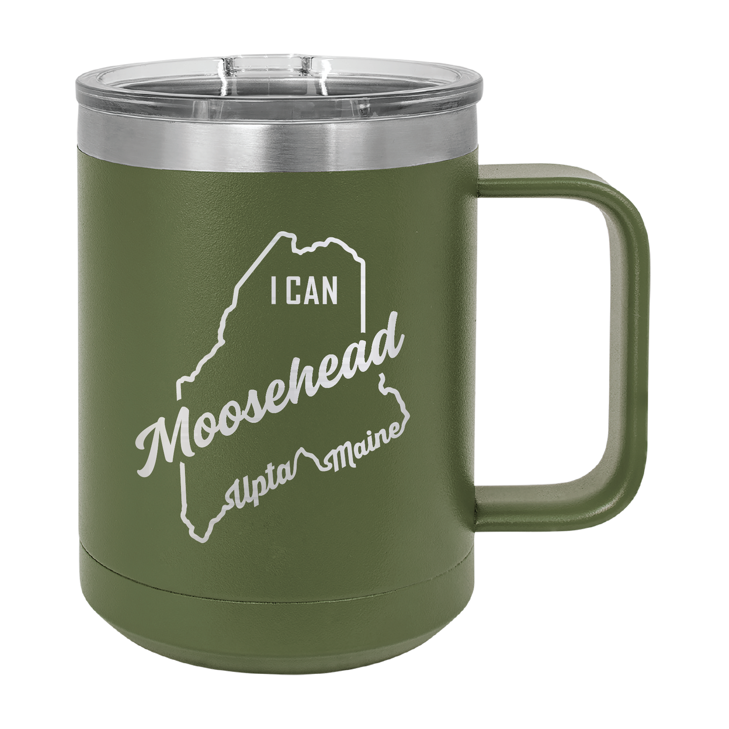 Polar Camel Travel Coffee Mug: Moosehead