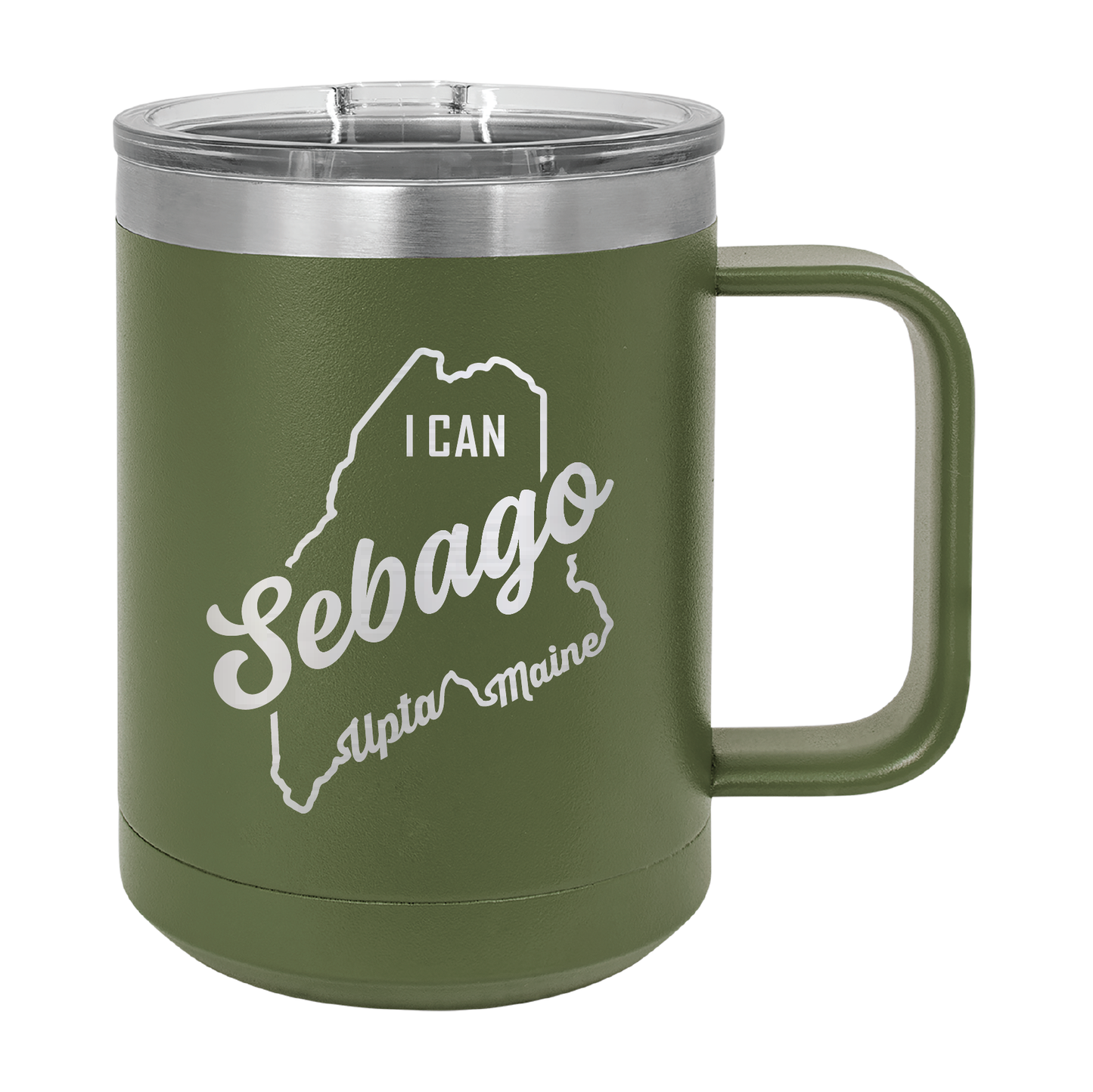 Polar Camel Travel Coffee Mug: Sebago