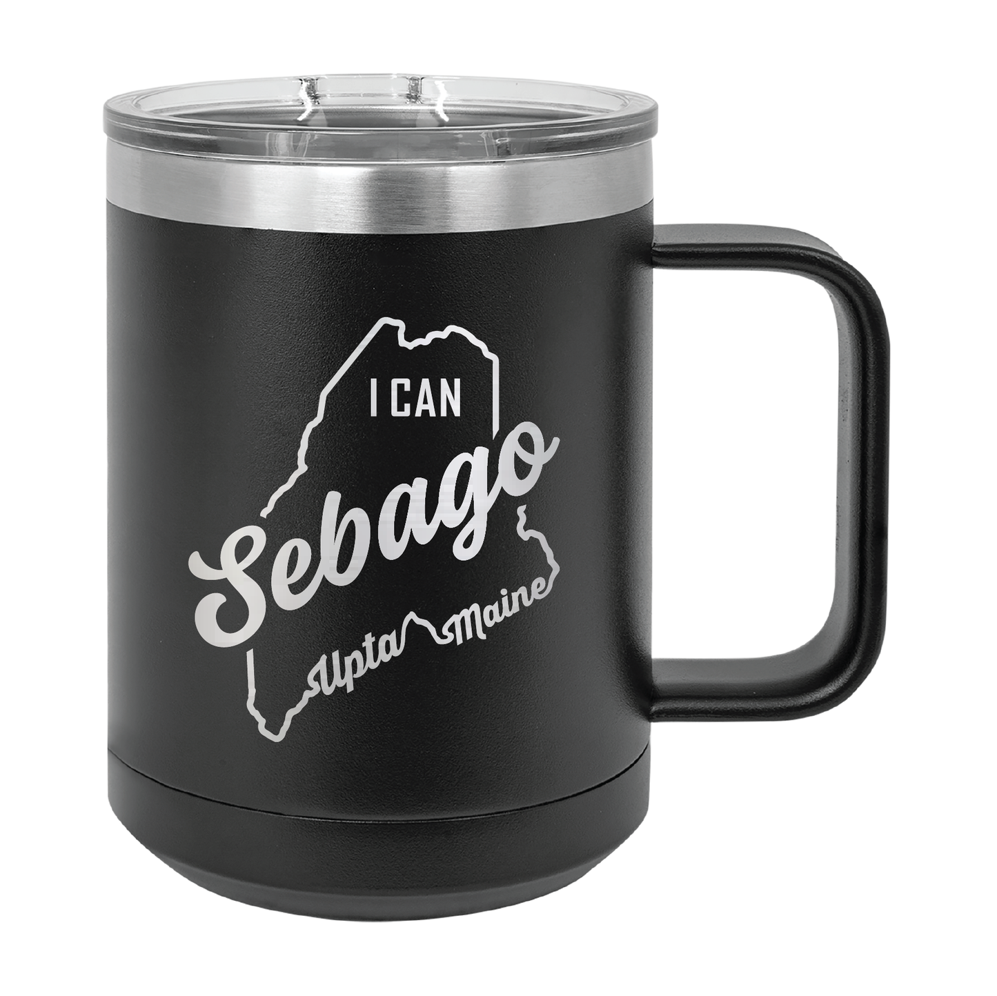 Polar Camel Travel Coffee Mug: Sebago