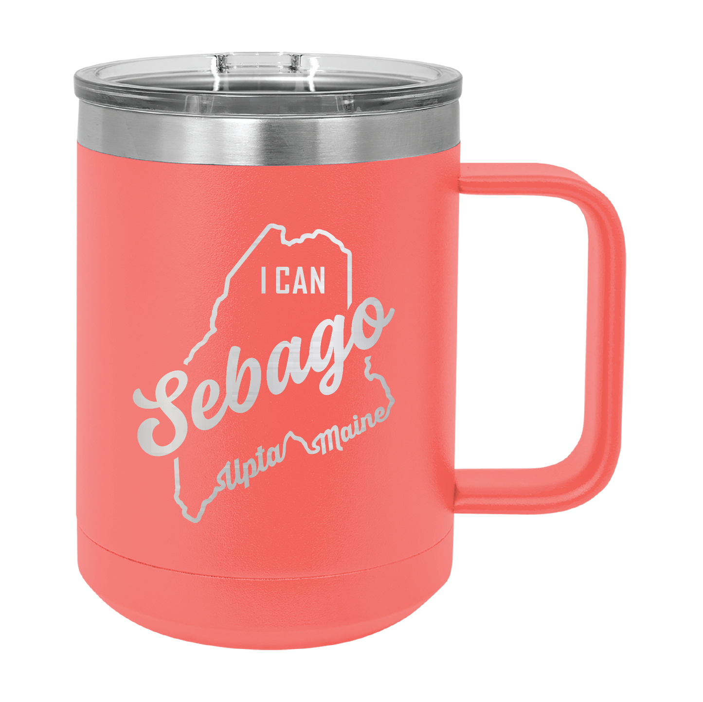 Polar Camel Travel Coffee Mug: Sebago