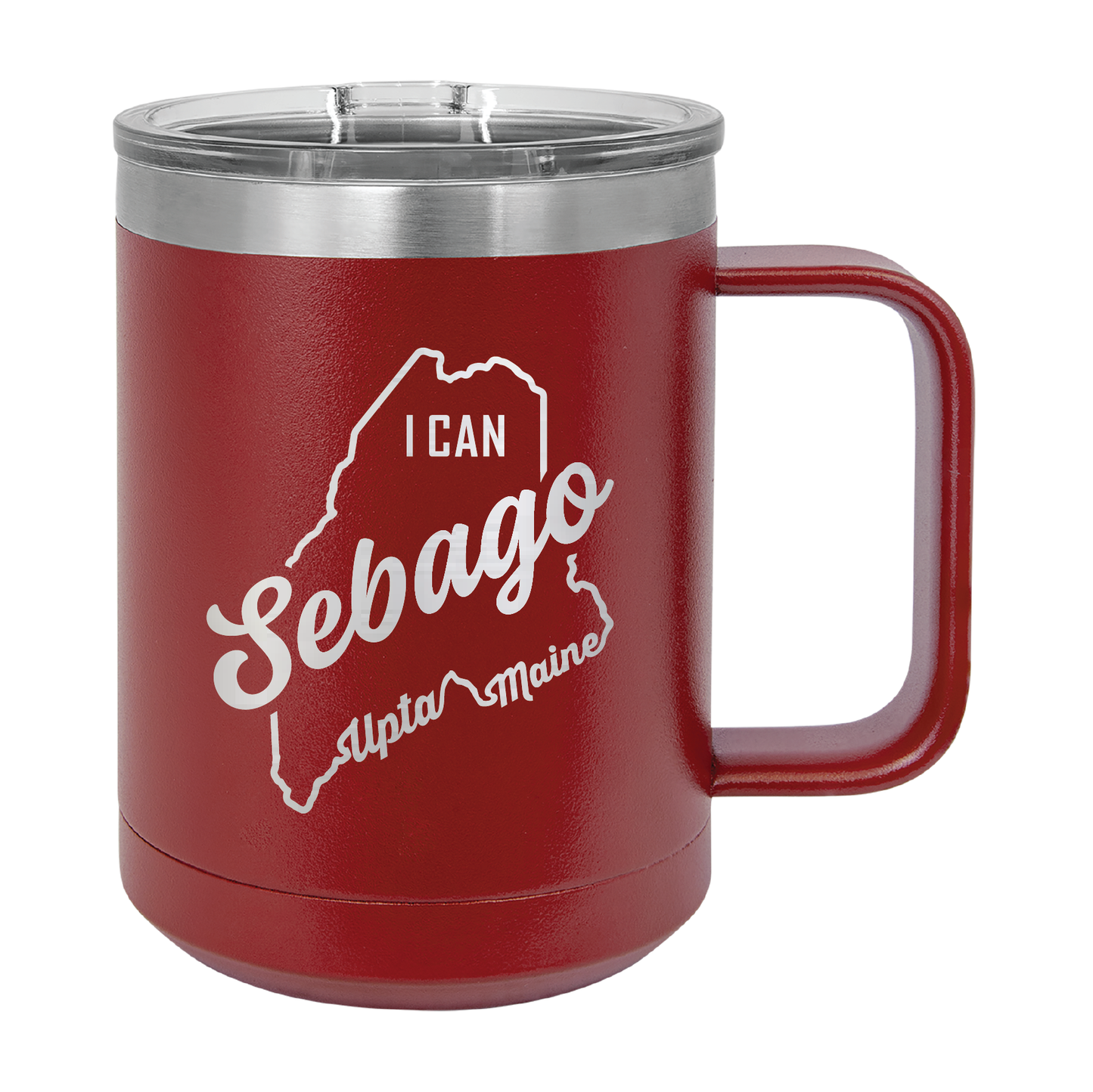 Polar Camel Travel Coffee Mug: Sebago