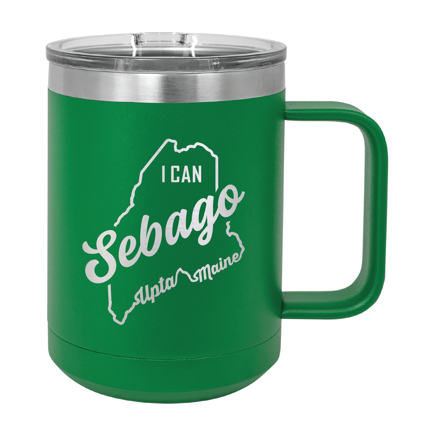 Polar Camel Travel Coffee Mug: Sebago