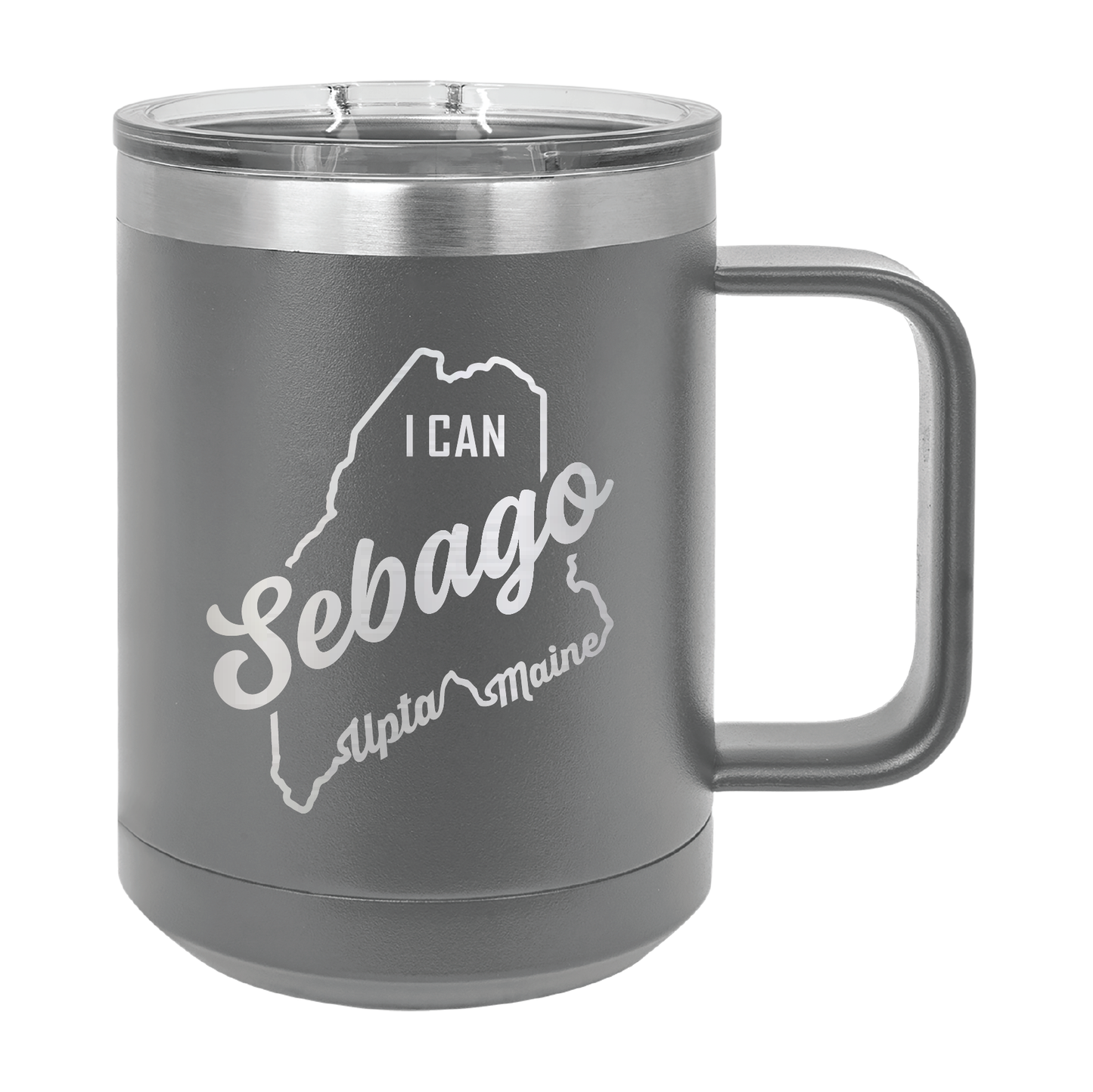 Polar Camel Travel Coffee Mug: Sebago