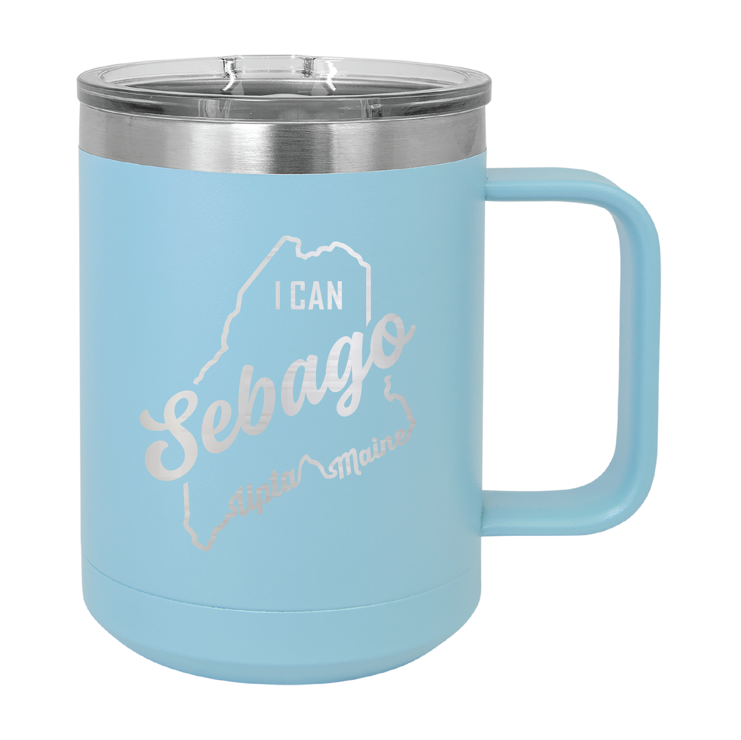 Polar Camel Travel Coffee Mug: Sebago