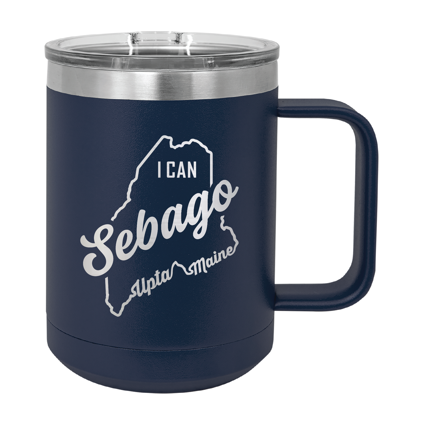 Polar Camel Travel Coffee Mug: Sebago