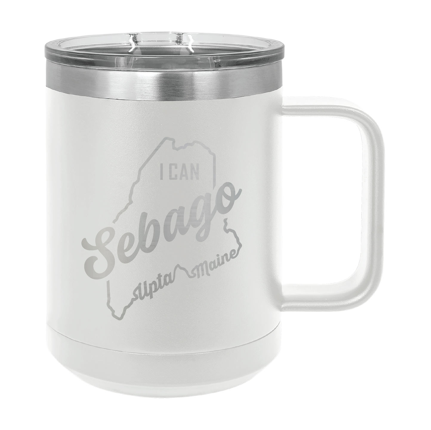 Polar Camel Travel Coffee Mug: Sebago