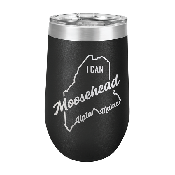 Polar Camel Stemless Wine Tumbler: Moosehead