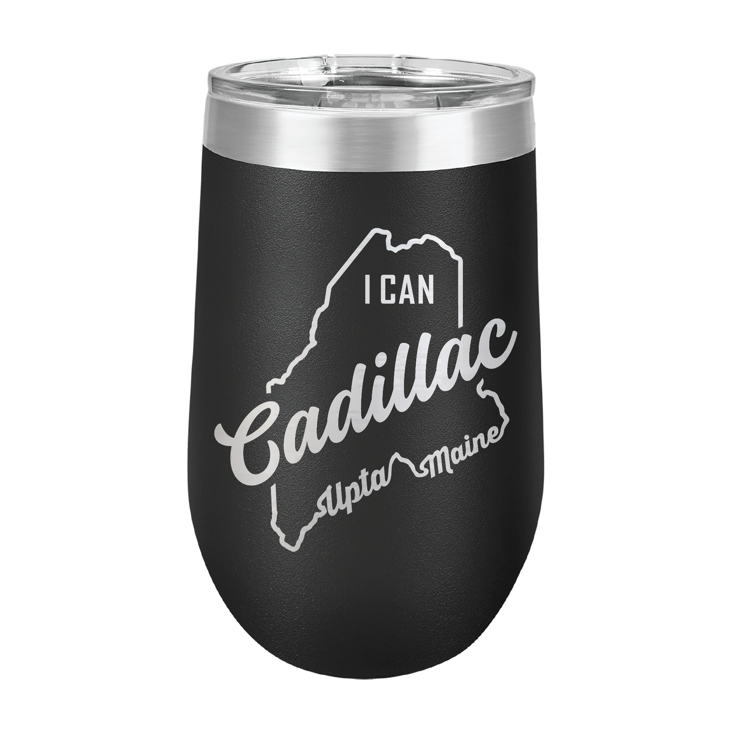 Polar Camel Stemless Wine Tumbler: Cadillac