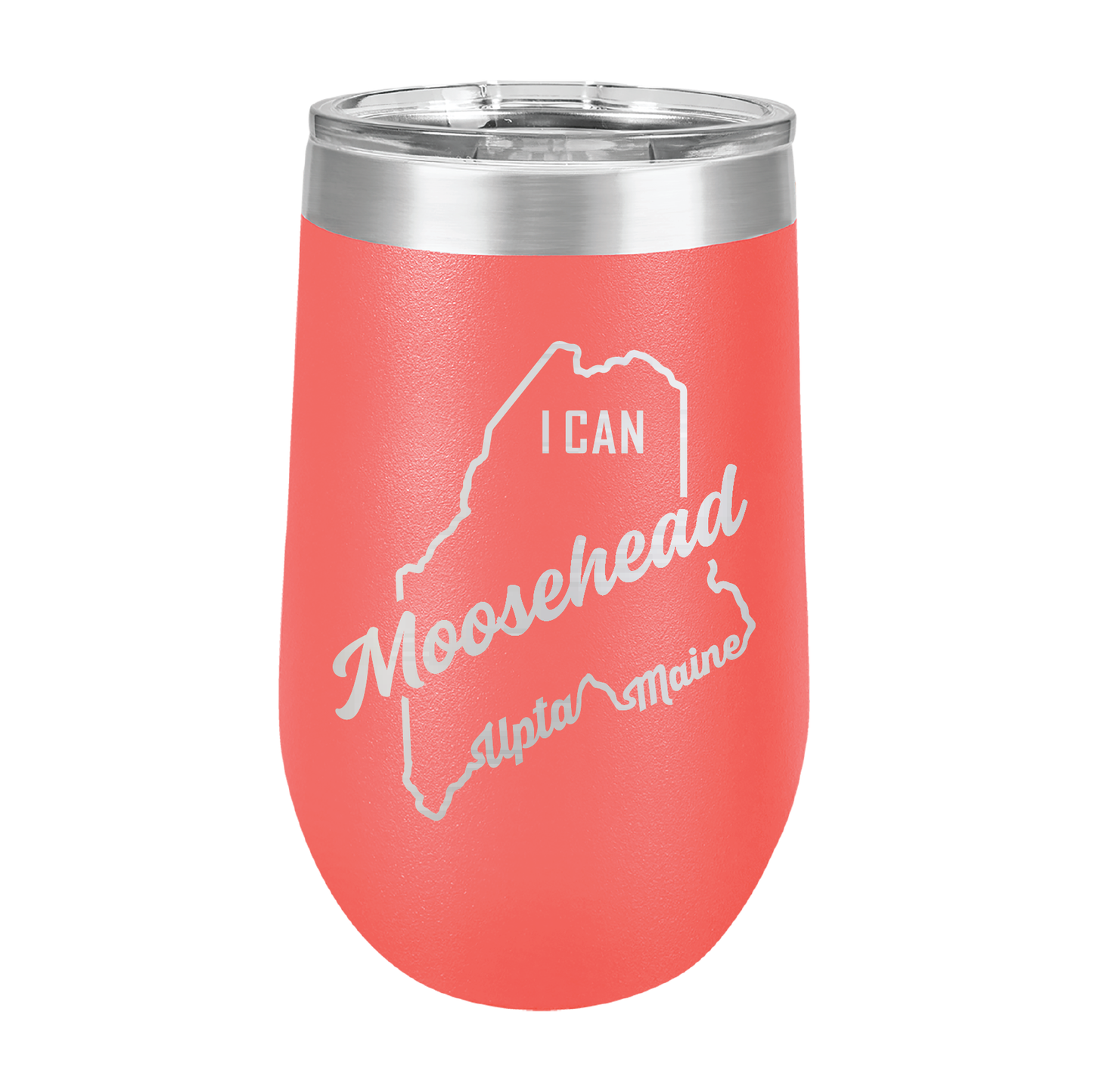 Polar Camel Stemless Wine Tumbler: Moosehead