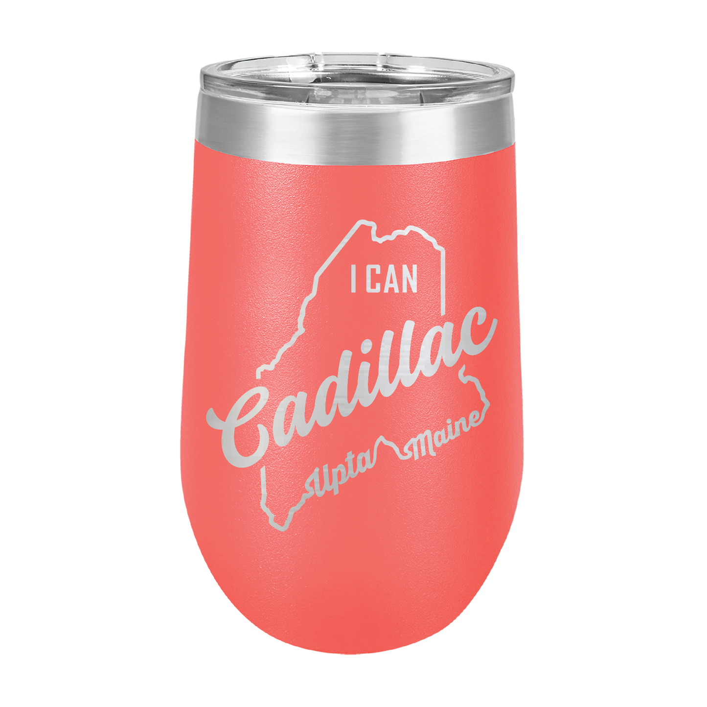 Polar Camel Stemless Wine Tumbler: Cadillac