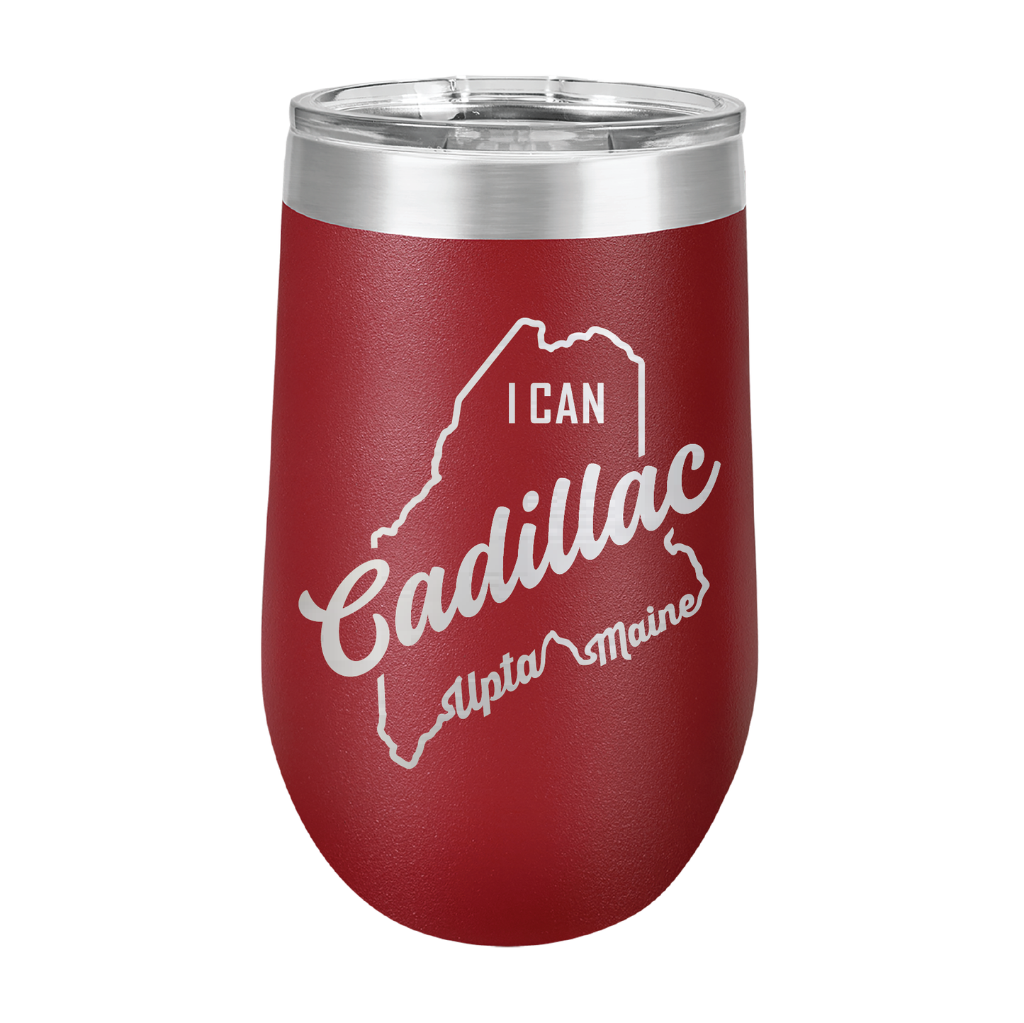 Polar Camel Stemless Wine Tumbler: Cadillac