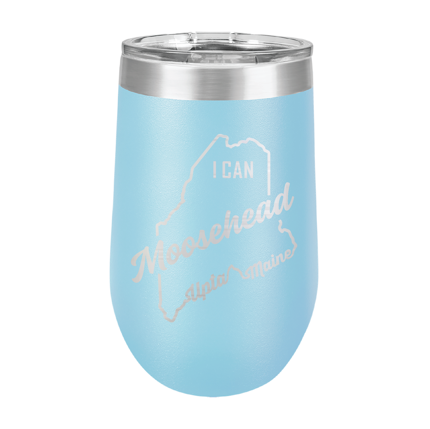 Polar Camel Stemless Wine Tumbler: Moosehead