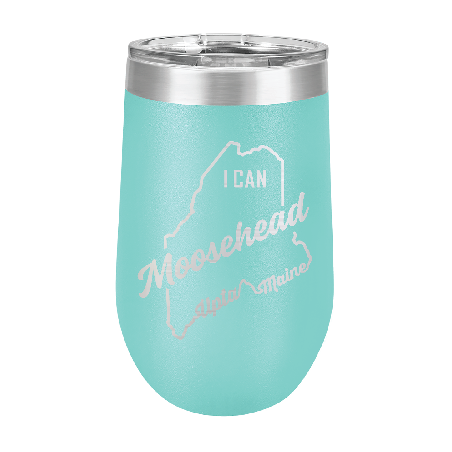 Polar Camel Stemless Wine Tumbler: Moosehead