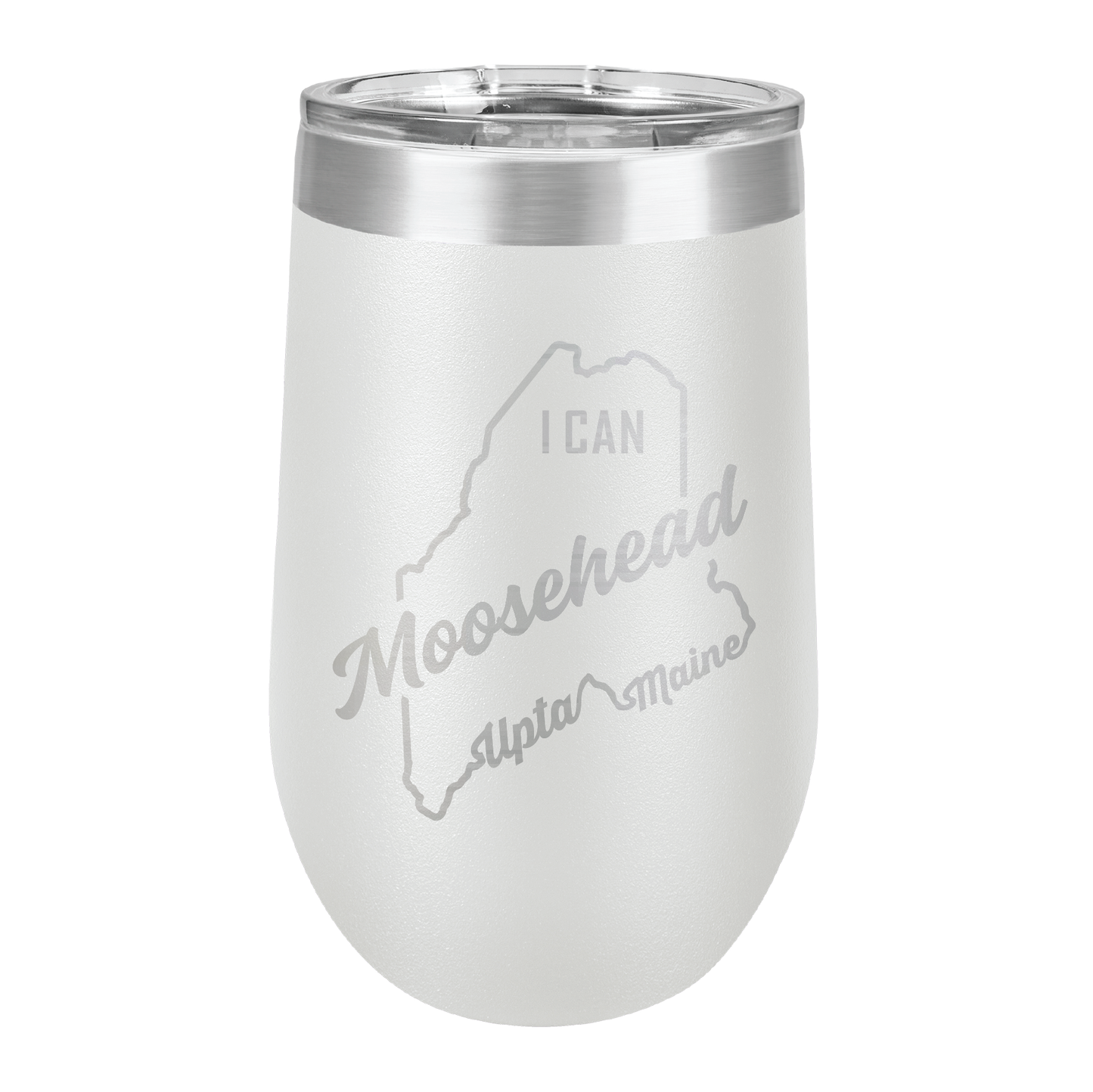 Polar Camel Stemless Wine Tumbler: Moosehead