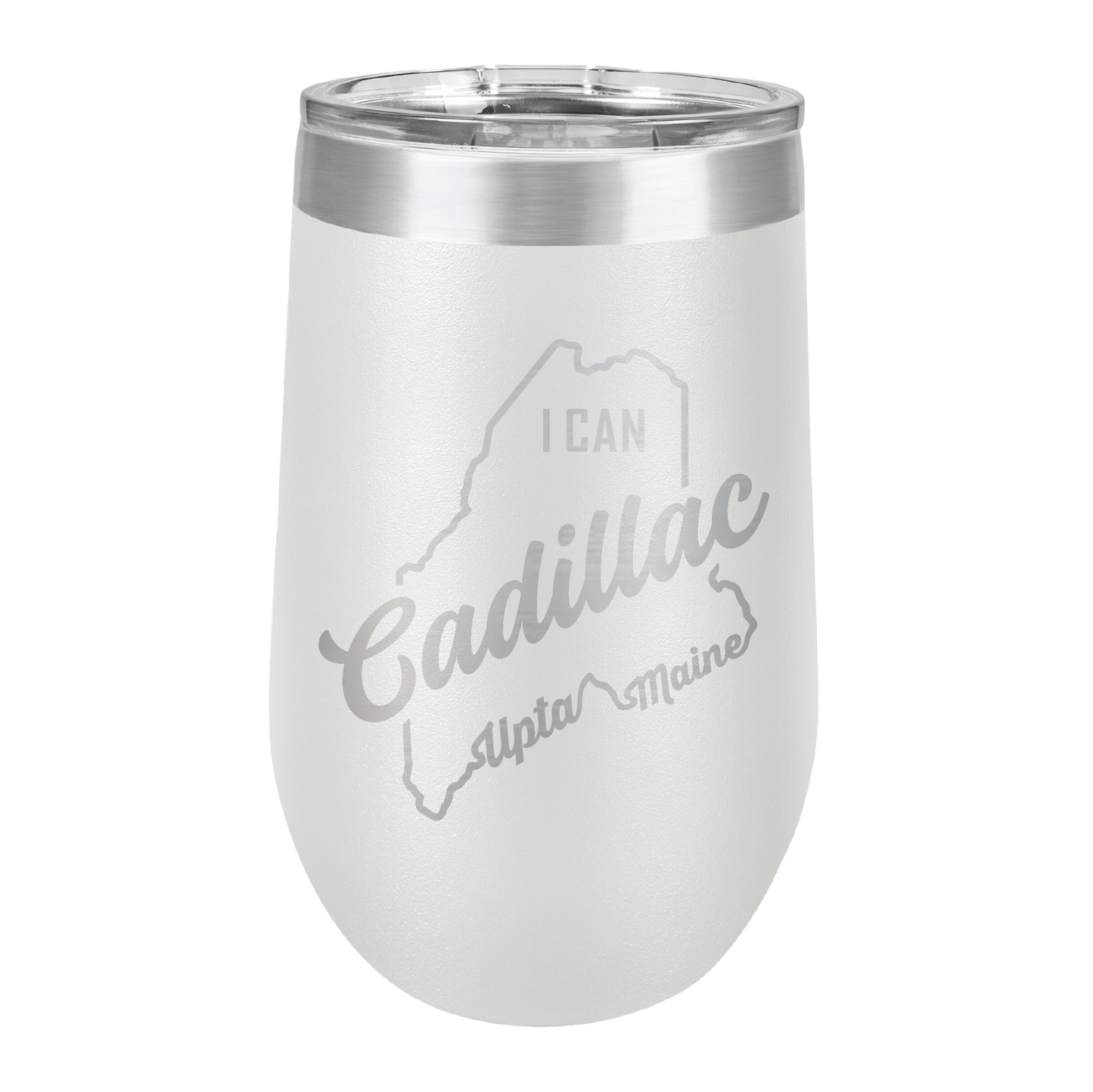 Polar Camel Stemless Wine Tumbler: Cadillac