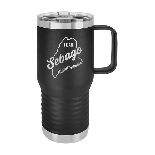 Polar Camel Travel Coffee Mug: Sebago