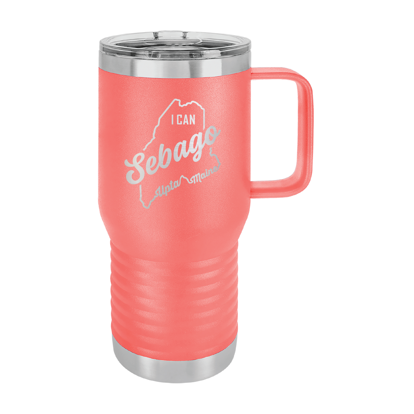 Polar Camel Travel Coffee Mug: Sebago