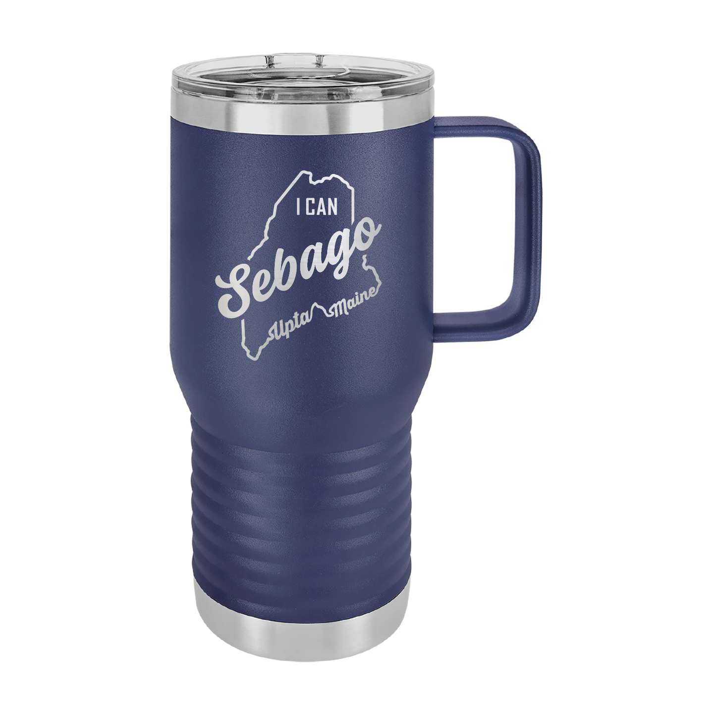 Polar Camel Travel Coffee Mug: Sebago