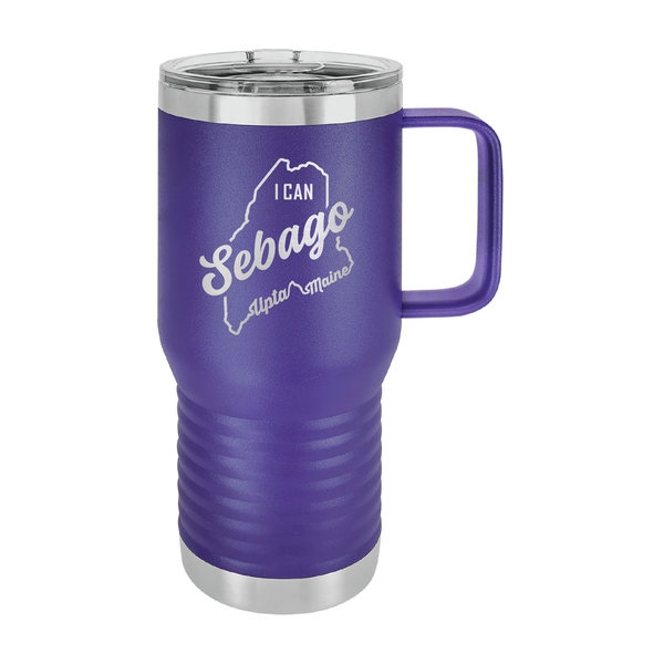 Polar Camel Travel Coffee Mug: Sebago