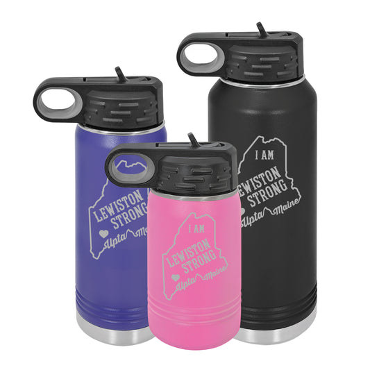 Polar Camel Water Bottle: I Am Lewiston Strong