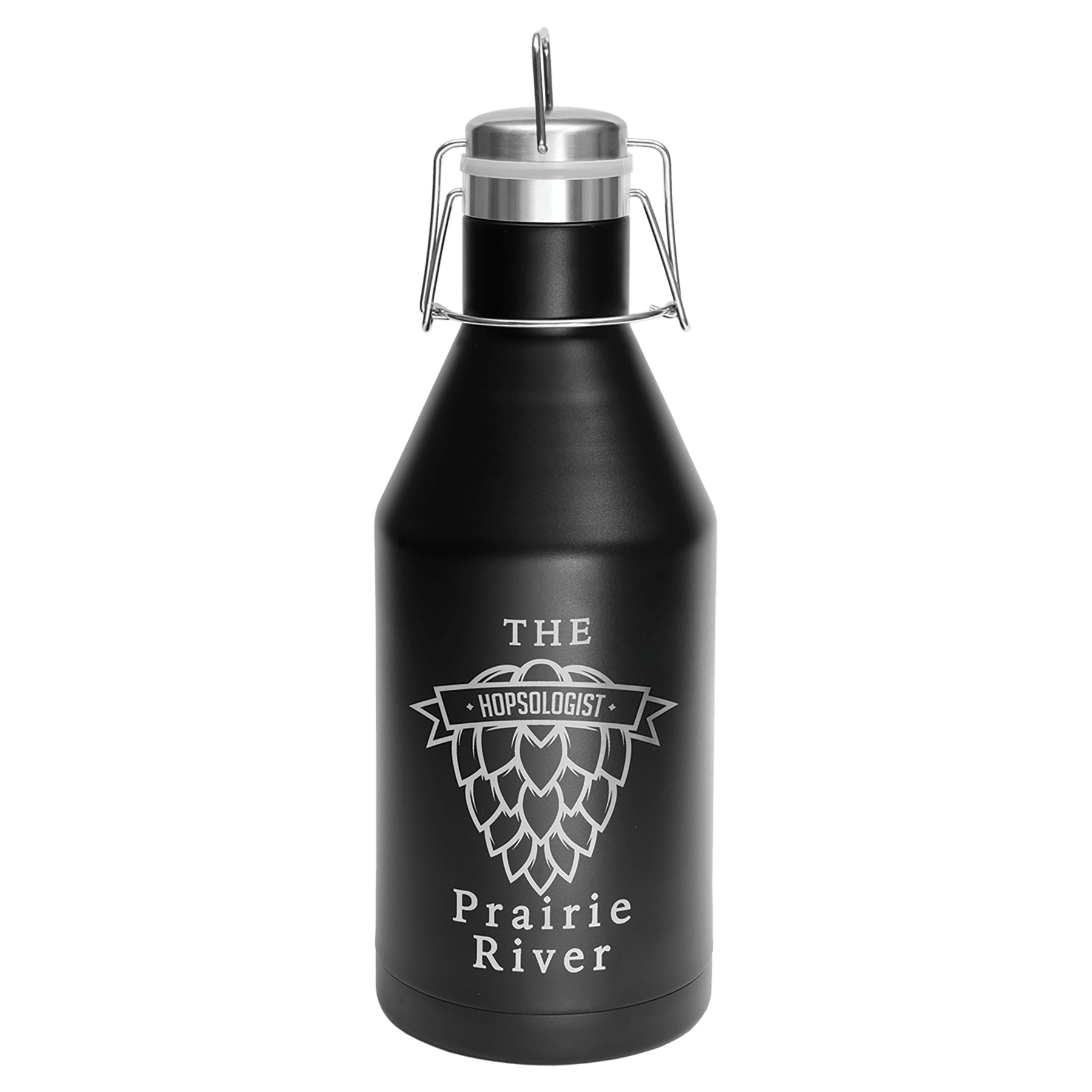 64 oz. Black Polar Camel Growler