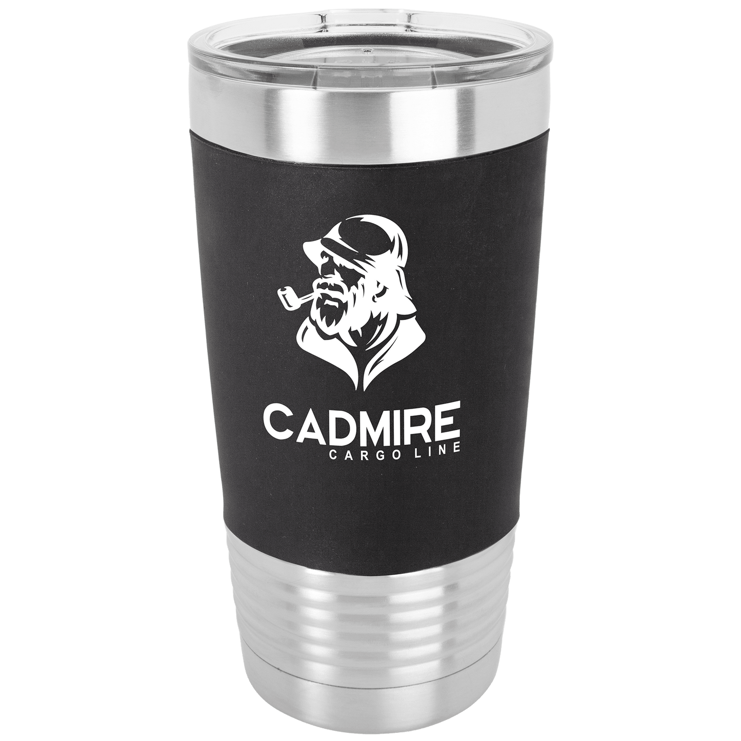 Black/White Polar Camel Silicone Grip Tumbler