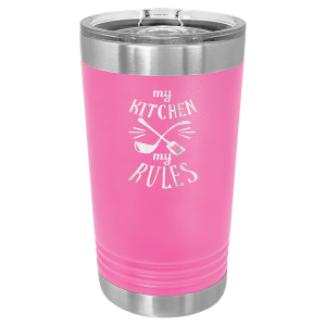 Pink Polar Camel Pint with Clear Slider Lid