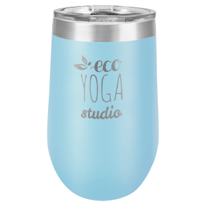 Light Blue 16 oz. Polar Camel Stemless Tumbler