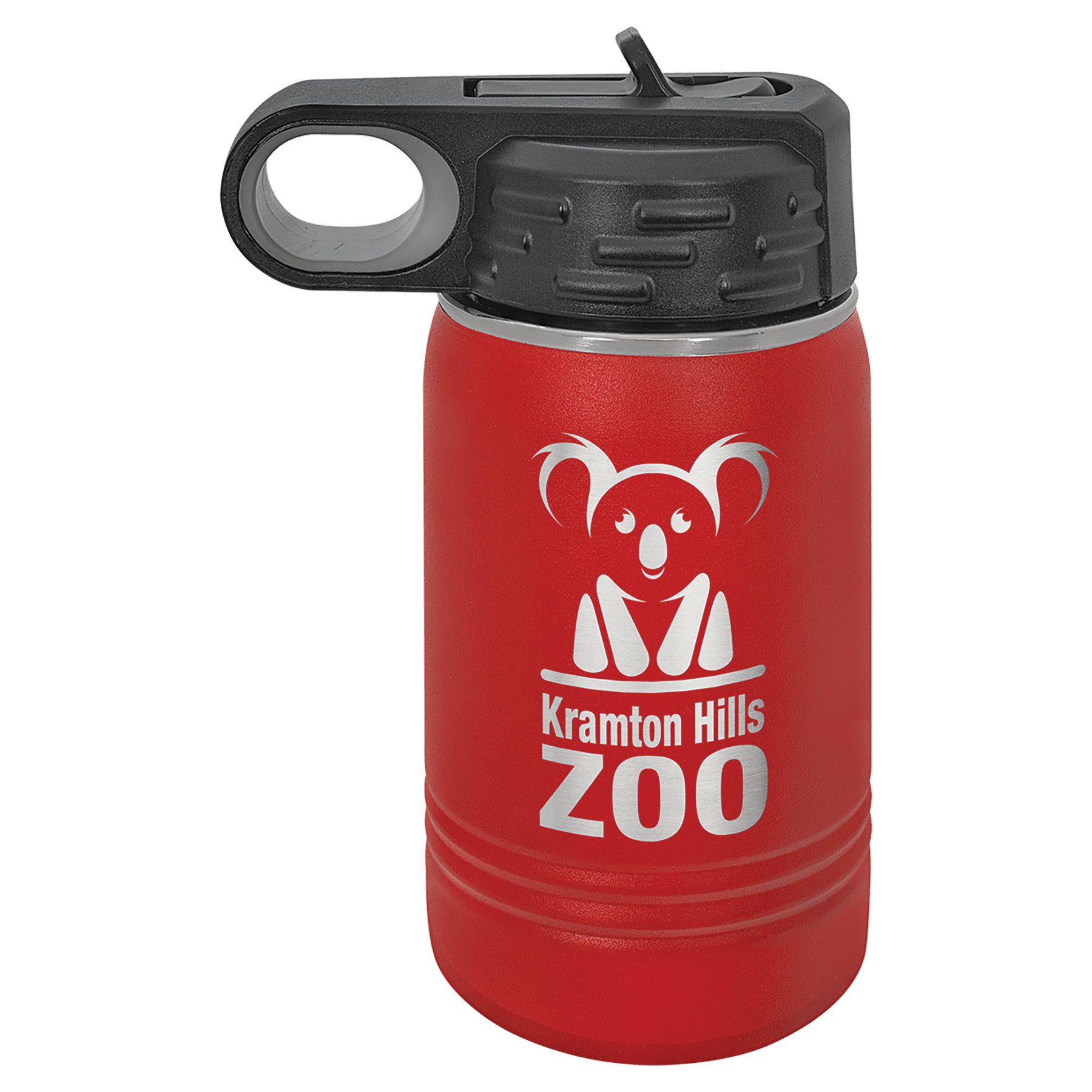 Red 12 oz. Polar Camel Powder Coated Water Bottle