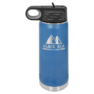 Royal Blue 20 oz. Polar Camel Powder Coated Water Bottle