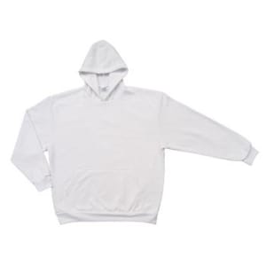 2XL White Performance Hoodie Sweatshirt